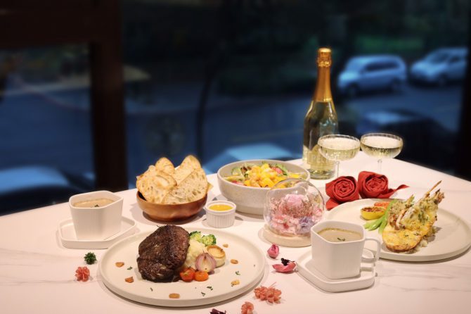 情人節限定套餐(圖:瑞莎塔廚房提供)