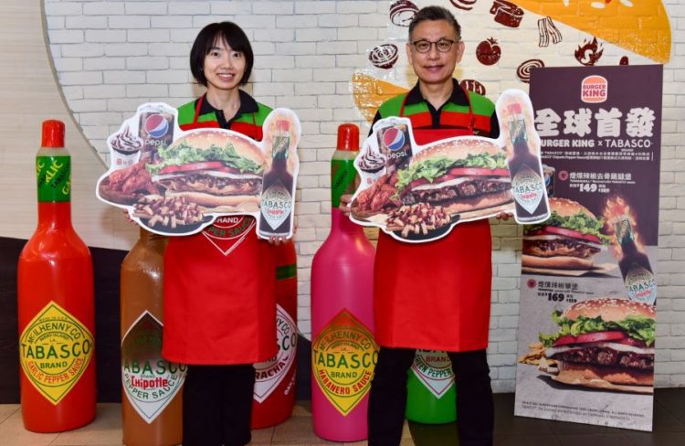 BURGERKING x TABASCO全球首發．全系列辣美味獨家上市