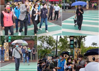 宜蘭路口小綠人化身歌王蔡佳麟  唱歌陪您安全過馬路
