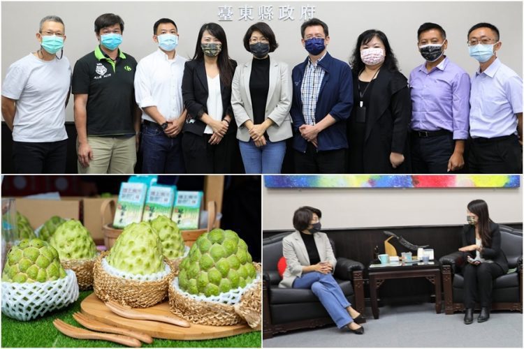 用行動挺釋迦農 臺東縣府努力拓展國內市場傳出好消息