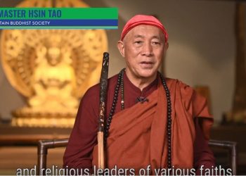 線上參加世界宗教國際議會 心道法師倡議靈性覺醒