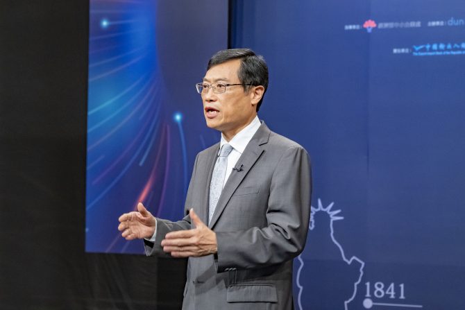 經濟部 陳正祺次長出席致詞，肯定獲獎企業締造台灣亮眼經濟成績。