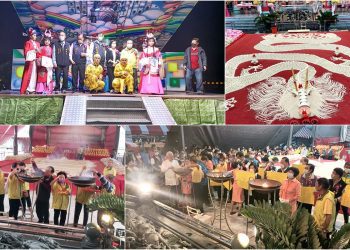 影音/吳沙澤蘭宮酧恩祈安法會結束 千人點燈與祈願盼宜蘭縣平安順興