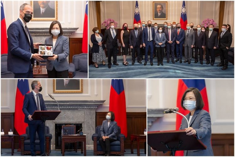 接見歐洲議會首次官訪團 總統蔡英文:分享臺灣經驗 深化臺歐夥伴關係 接見歐洲議會首次官訪團 總統蔡英文:分享臺灣經驗 深化臺歐夥伴關係