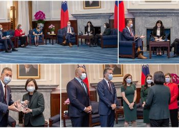 接見美國跨黨派眾議員訪團　總統蔡英文：再次感受到美國國會對臺灣的支持