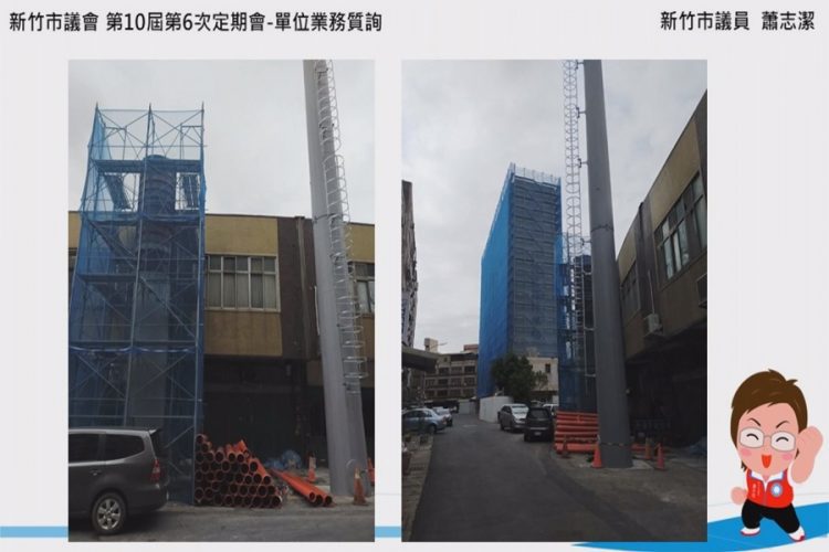 棒球場燈柱、停車場出入口緊鄰民宅  蕭志潔：未來交通堪慮