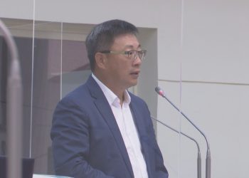 港南入口意象老舊 吳國寶籲加強維護