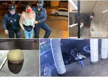 男子砸毀議會玻璃 因公斷指派出所長帶隊逮捕到案