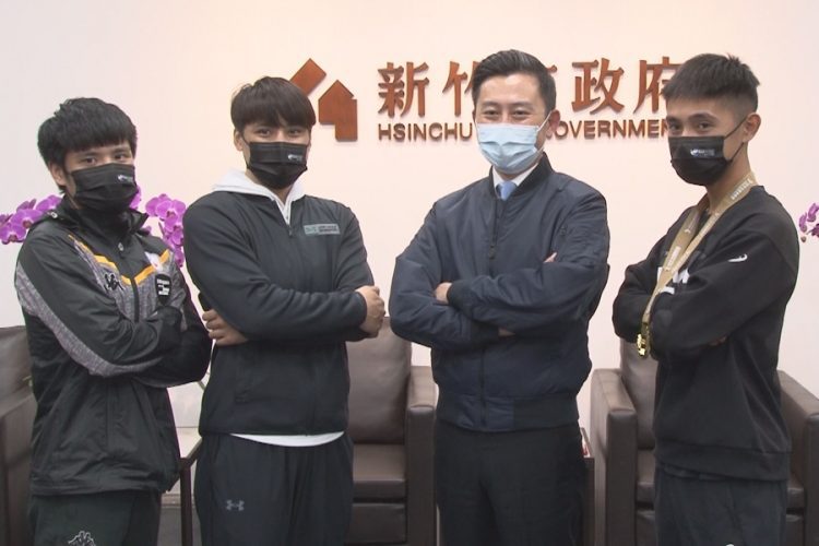 竹市代表隊全運會摘4金 林智堅接見金牌選手