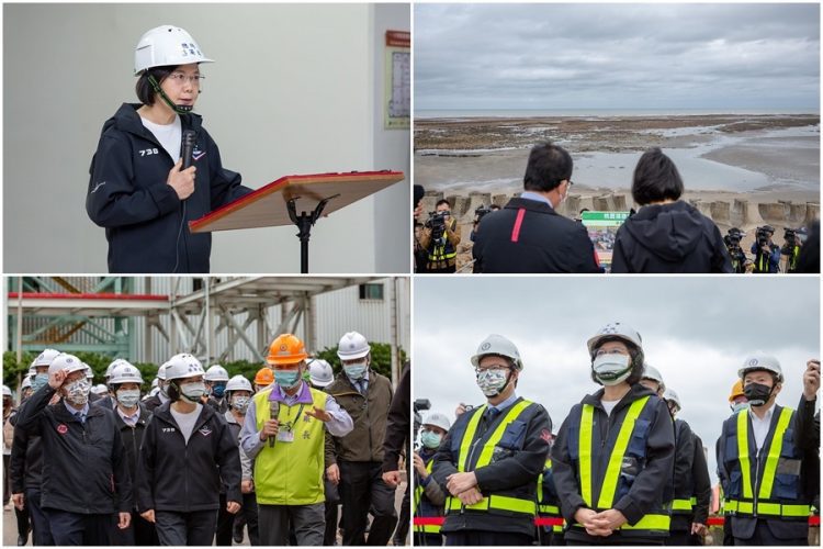 視察藻礁生態及大潭電廠 總統蔡英文:環保與國家發展可以雙贏 視察藻礁生態及大潭電廠 總統蔡英文:環保與國家發展可以雙贏