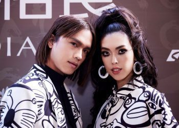 伊林名模王思偉(右)，耳環 Keely 設計。(圖/Getmii仕飾人 提供)