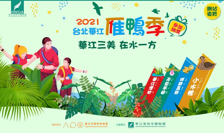 2021臺北華江雁鴨季登場 上網探索「華江三美」 2021臺北華江雁鴨季登場 上網探索「華江三美」