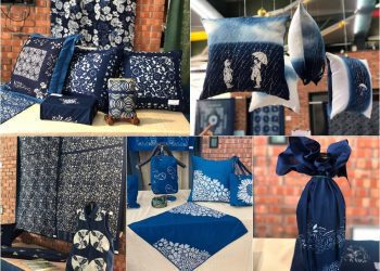 110年礁溪印象藍印花布創作班 15學員上百作品豐收結業