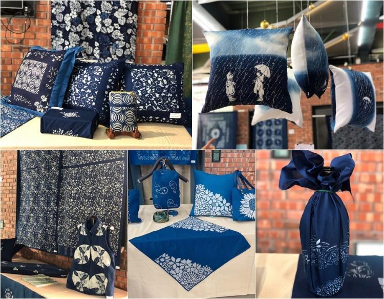 110年礁溪印象藍印花布創作班 15學員上百作品豐收結業