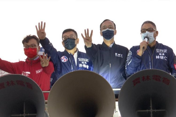 12/18公投投票日倒數 朱立倫竹市掃街宣講