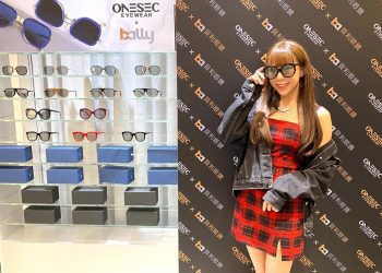 「真人版娜美」梓梓火辣擔任ONESEC一日店長 為VIP試戴黑科技眼鏡