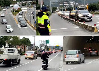 元旦出遊首日車流人潮湧現  宜花東現高峰
