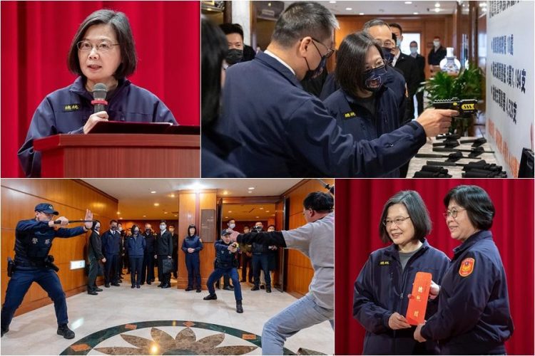 出席警政署務會報 總統蔡英文提出三大期許 出席警政署務會報 總統蔡英文提出三大期許