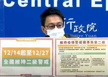 因應Omicron威脅 指揮中心宣布全國防疫維持二級警戒