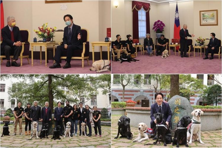 接見導盲犬協會成員 副總統賴清德:共同努力讓視障者權益及導盲犬制度更加完整 接見導盲犬協會成員 副總統賴清德:共同努力讓視障者權益及導盲犬制度更加完整