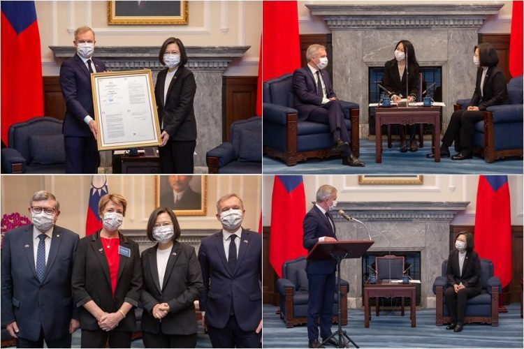 接見法國國民議會訪團 總統蔡英文：期待和歐盟夥伴做出更多貢獻