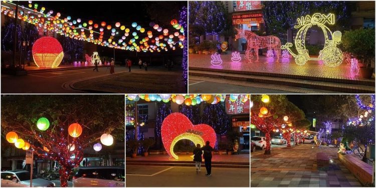 礁溪2.0版燈花夜景 散發濃濃年味