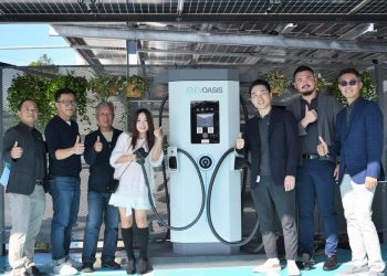 EVOASIS 全面導入綠電 比例已達30%以上 自建光電棚加採購綠電 打造零碳電動車充電生活圈