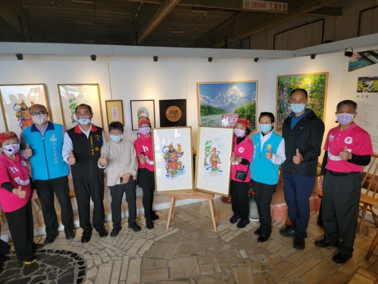 「健康富貴‧守護成雙」版畫 男女主角趙公明與陳靖姑吸睛