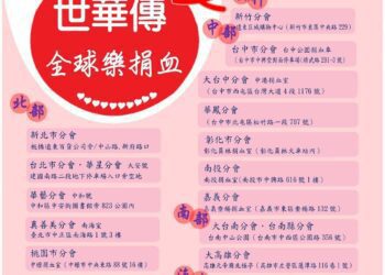 世華傳愛全球樂捐血 六大洲姊妹同步熱血沸騰