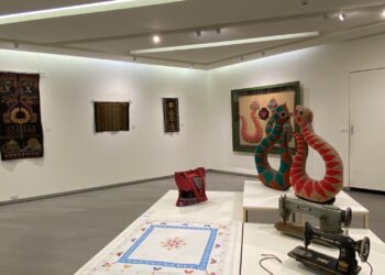 人間國寶陳利友妹排灣族刺繡展 呈現排灣族獨特藝術文化