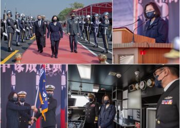 出席布雷艇中隊成軍典禮 總統蔡英文：再次展現臺灣推動國防產業成果 讓世界看見守護國家的決心