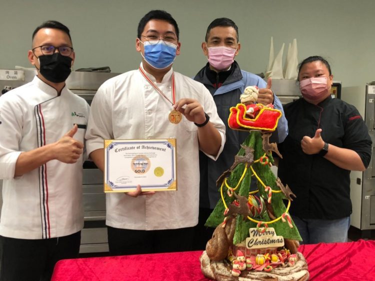 初生之犢技冠群倫 光華高中葉孟翰獲國際餐飲大賽藝術麵包金牌