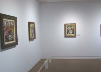 創價學會張炳南油畫展 作品蘊含濃烈鄉土情懷