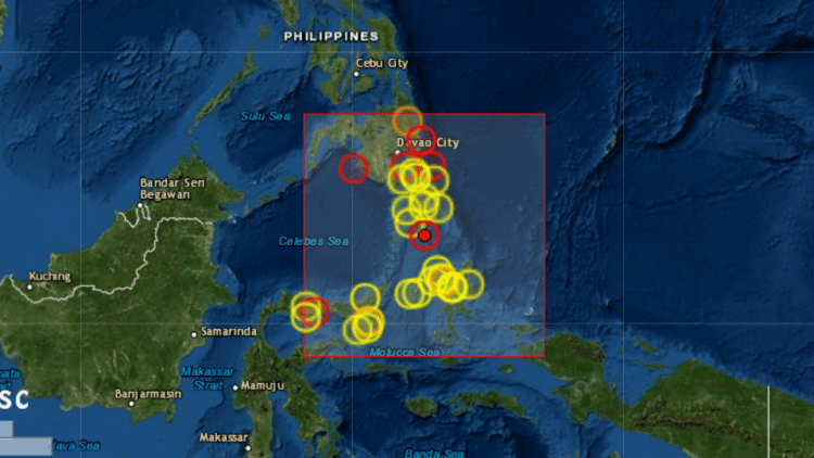 印菲发生6级地震 未发布海啸警报 印菲发生6级地震 未发布海啸警报