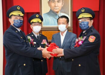 嘉義縣警察局長新舊交接　由資歷完整的陳明君局長接任