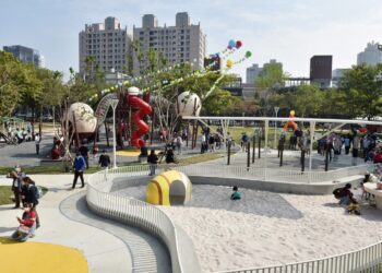 小朋友美夢成真！ 凹子底森林公園遊戲場啟用 陳其邁：今年共融公園盼增至64處