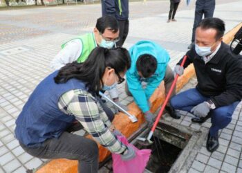 年節前環境清潔週開跑　嘉縣長翁章梁帶隊誓師