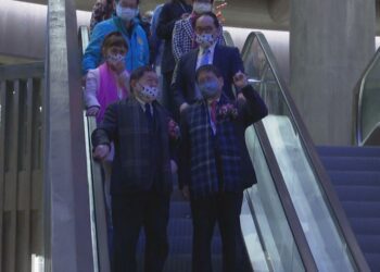 徐旭東、楊文科齊開箱  知名百貨試營運湧人潮