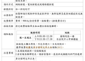 接種COVID-19疫苗生成抗體如何 陽明交大醫院提供自費檢驗 一驗便知