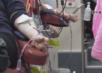 新竹捐血中心庫存拉警報 呼籲民眾挽袖捐熱血