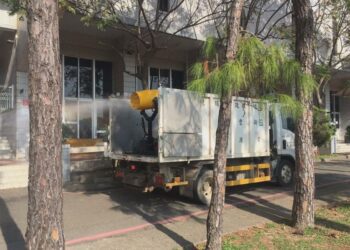 明新科大2師生確診 完成校園消毒、篩檢站進駐