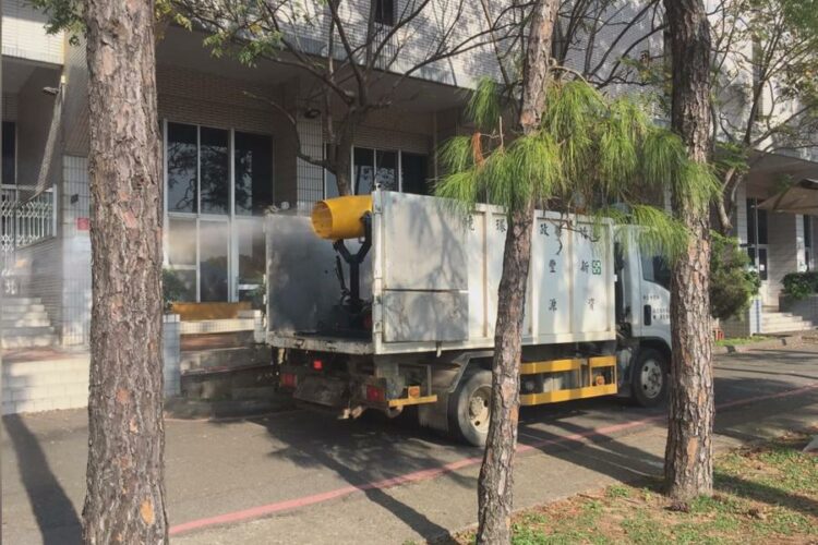 明新科大2師生確診 完成校園消毒、篩檢站進駐