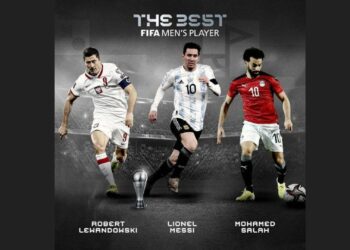 梅西莱万萨拉赫 今夜争FIFA世足先生