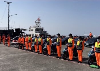 海巡春節威力掃蕩誓師 展現查緝決心堅守岸海國境安全