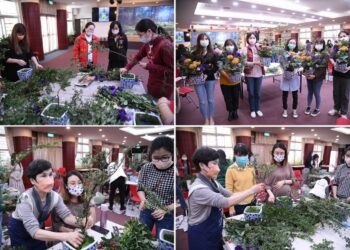 紓解員工爆表的壓力！花蓮縣府舉辦「藝起來．好卉觀心」壓力調適藝療團體工作坊