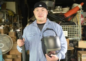 職業軍人愛上銲接火花 退伍後參加勞動部職訓順利成為銲接師傅
