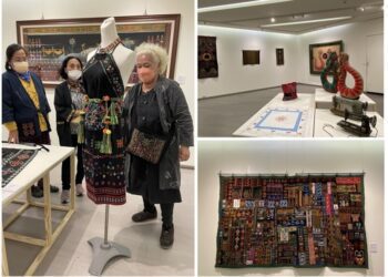 臺東首位獲獎傳統工藝人間國寶陳利友妹排灣族刺繡展 今起縣府藝文中心展出