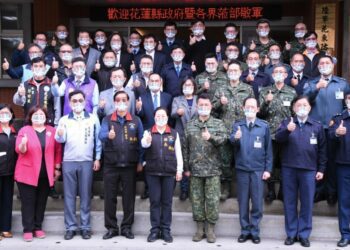 花蓮縣各界111年春節敬軍 徐榛蔚率企業代表感謝國軍保家衛國並致上最高敬意