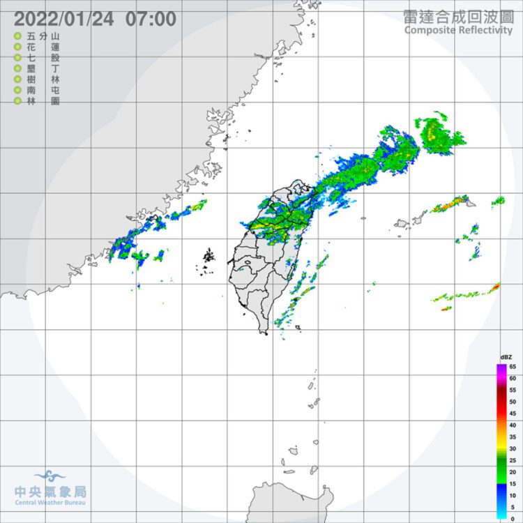 華南雲雨區及東北季風增強影響 北臺灣整天濕涼 其他地區早晚亦涼