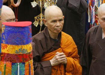 西方名流也曾拜其为师 越南高僧一行禅师95岁圆寂